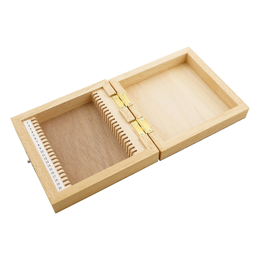 アズワン プレパラートボックス 120×113×38mm W-20 1個(ご注文単位1個)【直送品】