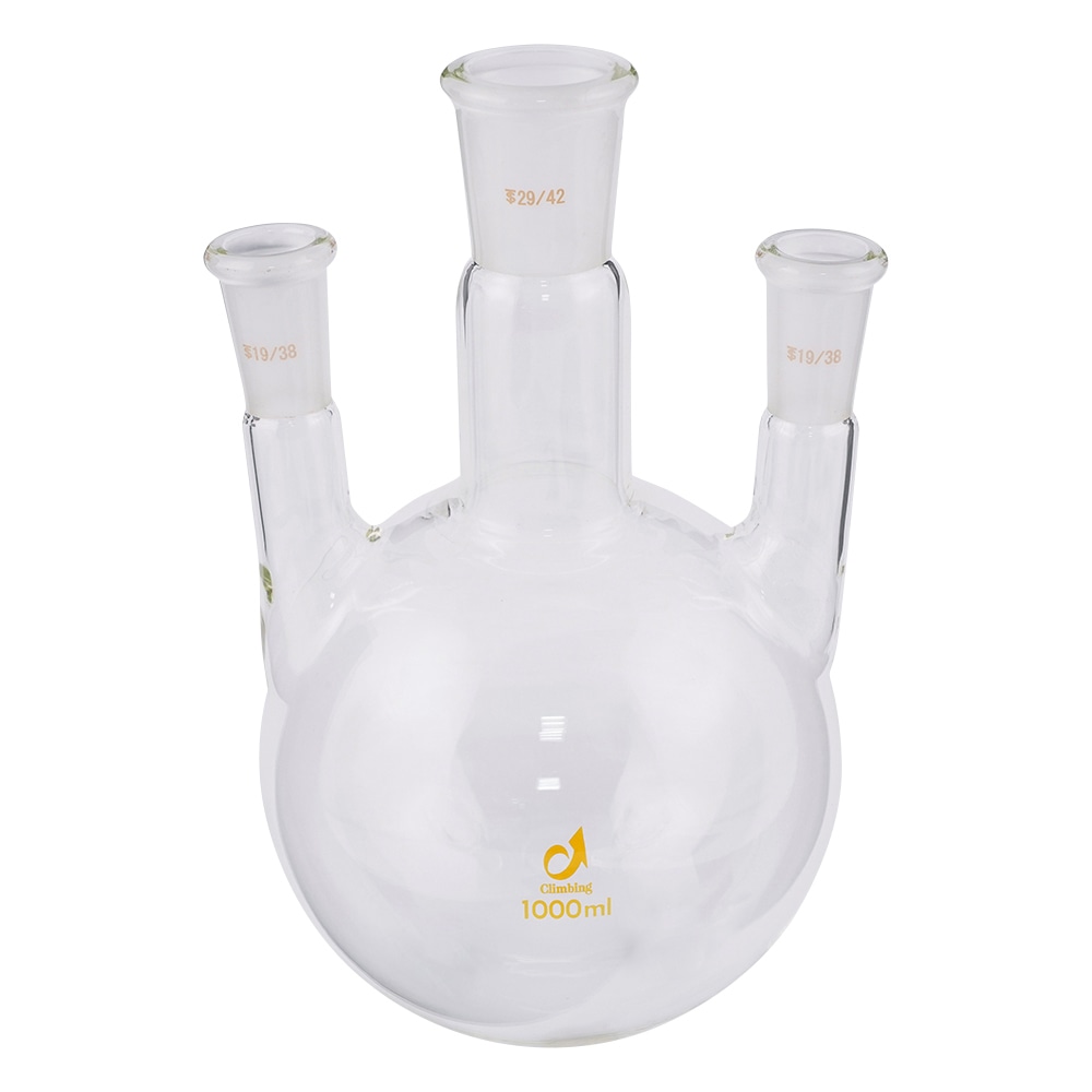 クライミング 共通摺合三つ口フラスコ 1000mL CL0080-11-30 1個(ご注文単位1個)【直送品】