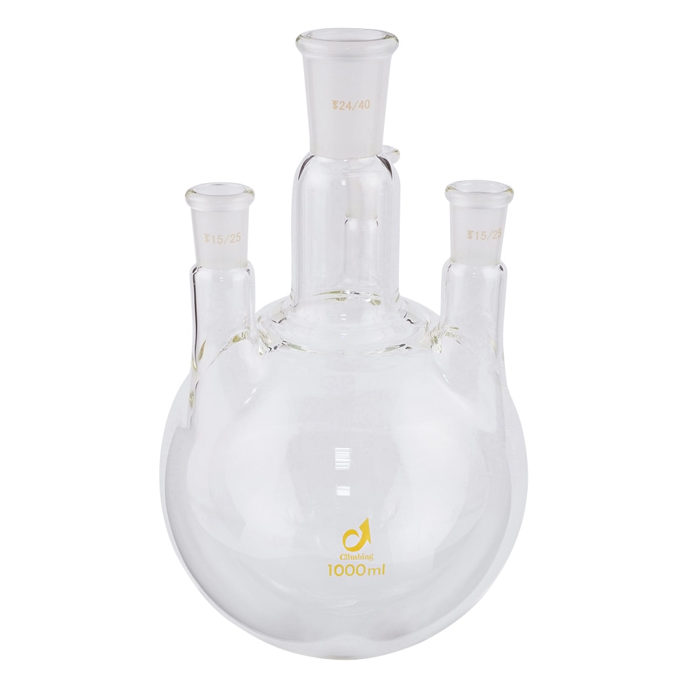 クライミング 共通摺合四つ口フラスコ 1000mL CL0082-10-10 1個(ご注文単位1個)【直送品】