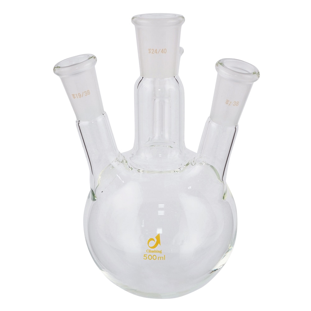クライミング 共通摺合四つ口フラスコ 500mL CL0082-07-30 1個(ご注文単位1個)【直送品】