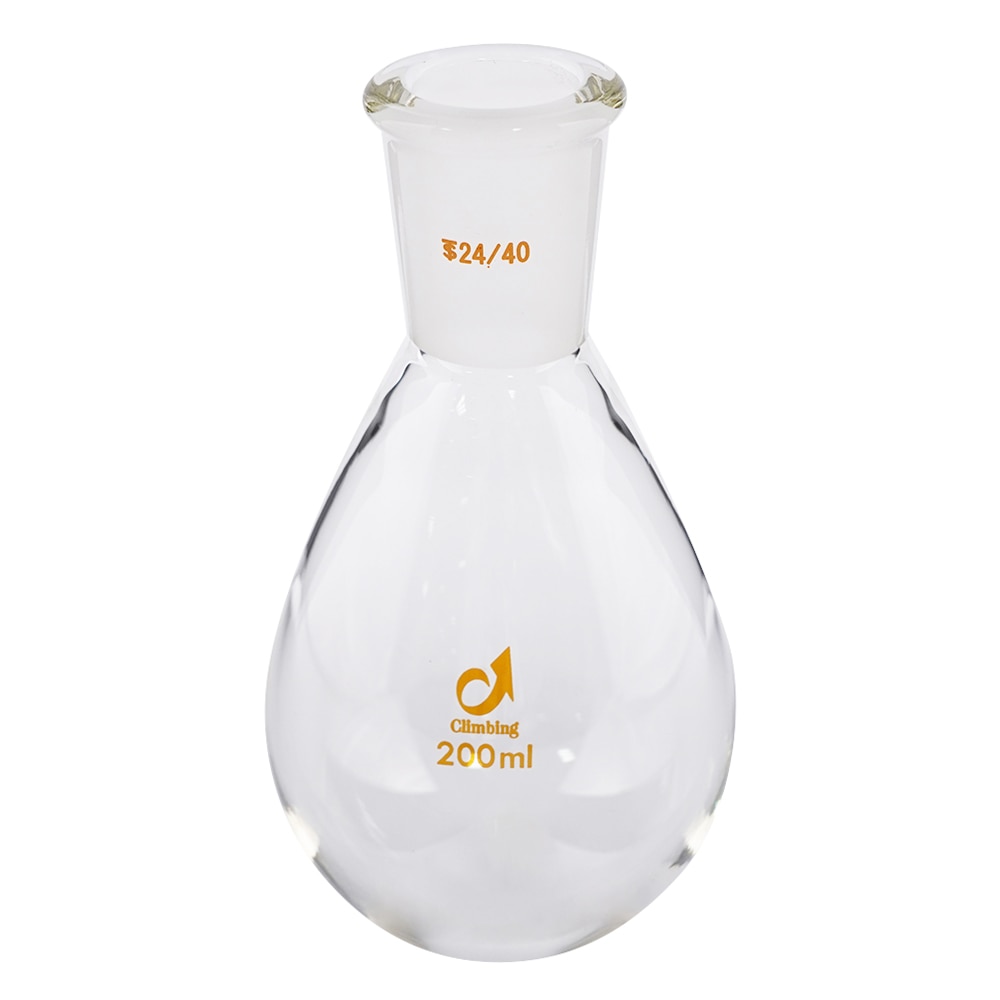 クライミング 共通摺合茄子型フラスコ 200mL TS24/40 CL0090-05-40 1個(ご注文単位1個)【直送品】