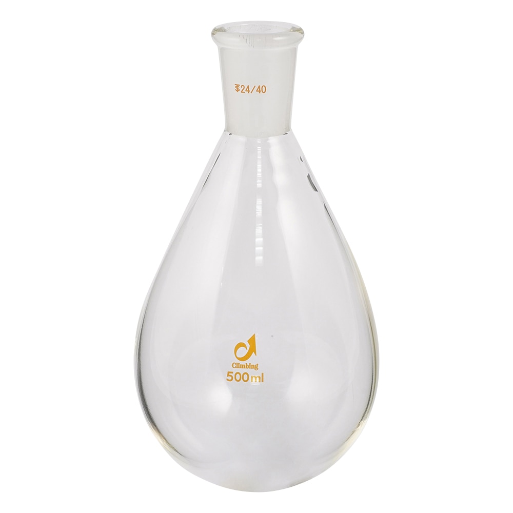クライミング 共通摺合茄子型フラスコ 500mL TS24/40 CL0090-07-40 1個(ご注文単位1個)【直送品】