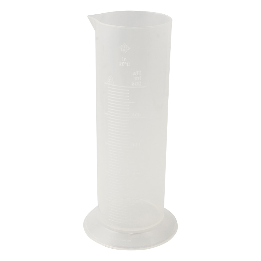 VITLAB PPメスシリンダー(ショートサイズ) 500mL 644941 1個(ご注文単位1個)【直送品】