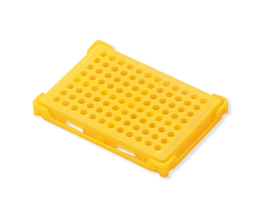 アズワン PCRラック オレンジ 本体×20個入 T328-96O 1箱(ご注文単位1箱)【直送品】