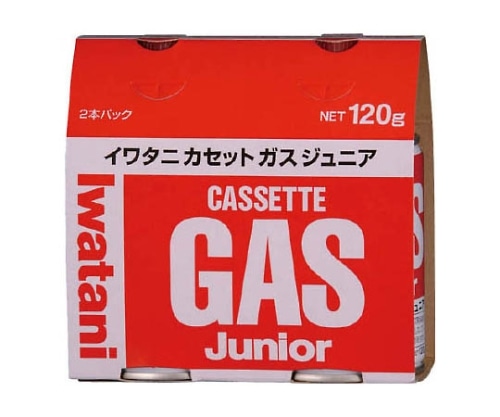 岩谷産業 イワタニカセットガスジュニア2P 2セット入 CBJR120P 1セット(ご注文単位1セット)【直送品】
