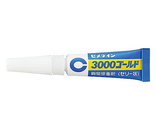 セメダイン 瞬間接着剤3000ゴールドゼリー状 CA-076 1本(ご注文単位1本)【直送品】
