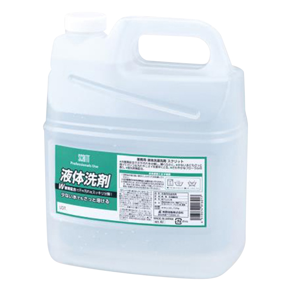 熊野油脂 液体洗剤(業務用) 4L 4229 1個(ご注文単位1個)【直送品】