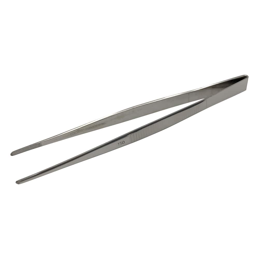 アズワン ステンレス製ピンセット 150mm 1本(ご注文単位1本)【直送品】
