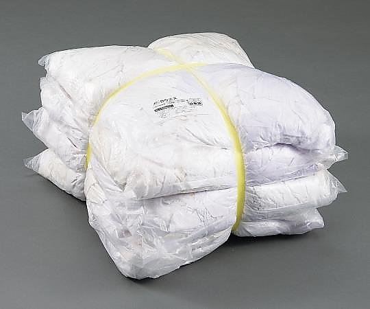 日光物産 ウエス 白 バラ 2kg W0230 1個(ご注文単位1個)【直送品】