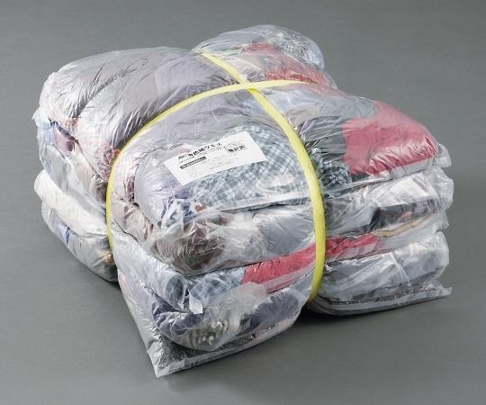 日光物産 濃色綿ウエス 1セット(2kg×5袋入) W0291 1セット(ご注文単位1セット)【直送品】