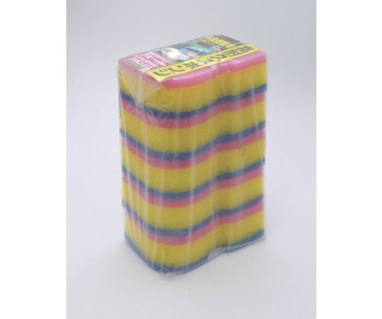 キクロン プロ外食産業用スポンジ ピンク (5個入) S-100 1袋(ご注文単位1袋)【直送品】