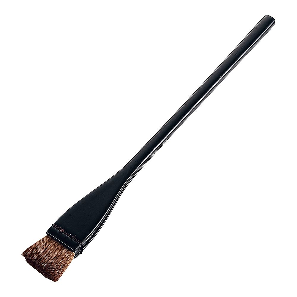 遠藤商事 黒塗り柄刷毛 細柄(馬胴毛) 20mm 1個(ご注文単位1個)【直送品】