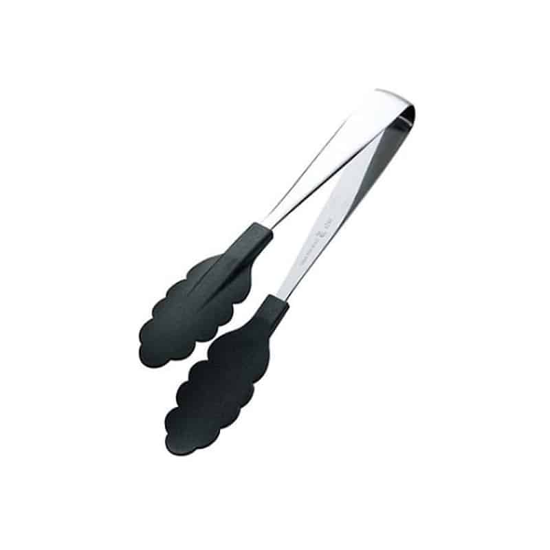 田辺金具 抗菌耐熱カラートング 小 ブラック 20cm 3431540 1個(ご注文単位1個)【直送品】