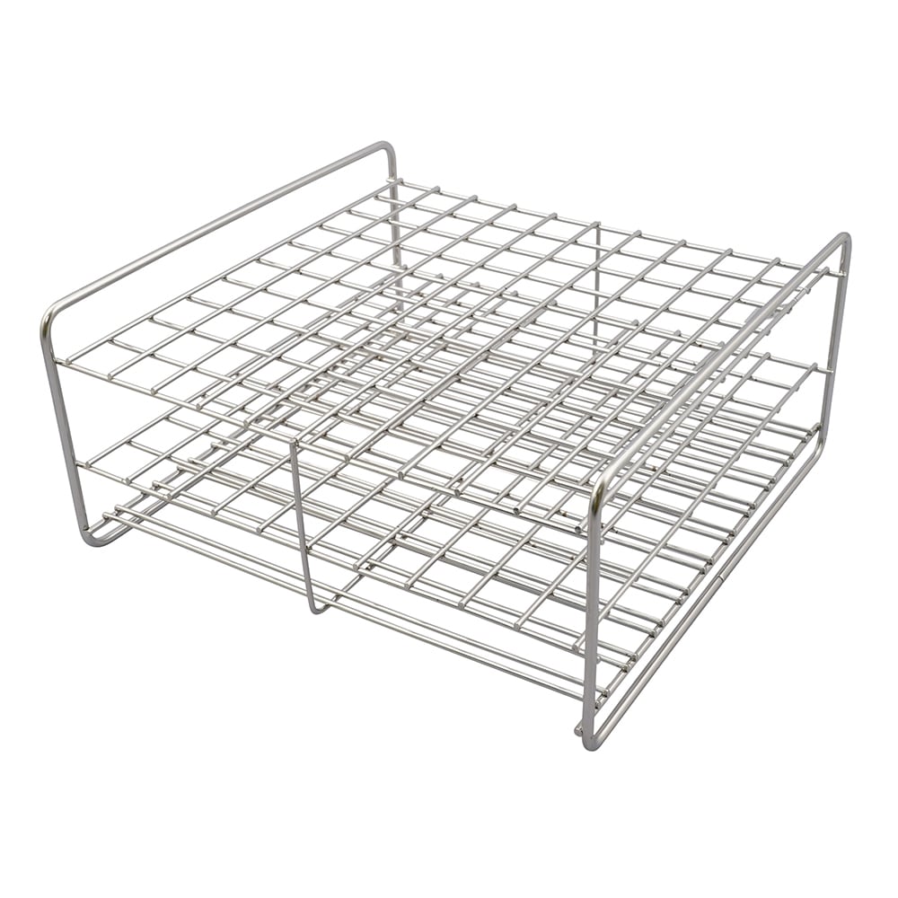 サンポー ステンレス試験管立 配列:10×10 サイズ:□18.5mm 16.5‐100H 1台(ご注文単位1台)【直送品】