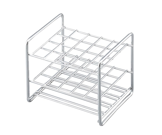 サンポー ステンレス試験管立 配列:4×5 サイズ:□26mm 24‐20H 1台(ご注文単位1台)【直送品】