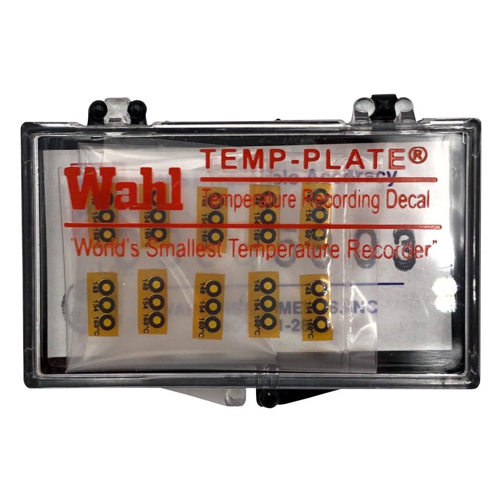 Wahl　instruments テンプ・プレート（不可逆性） 3点表示 1箱（10枚入）　430V-148 1箱（ご注文単位1箱）【直送品】