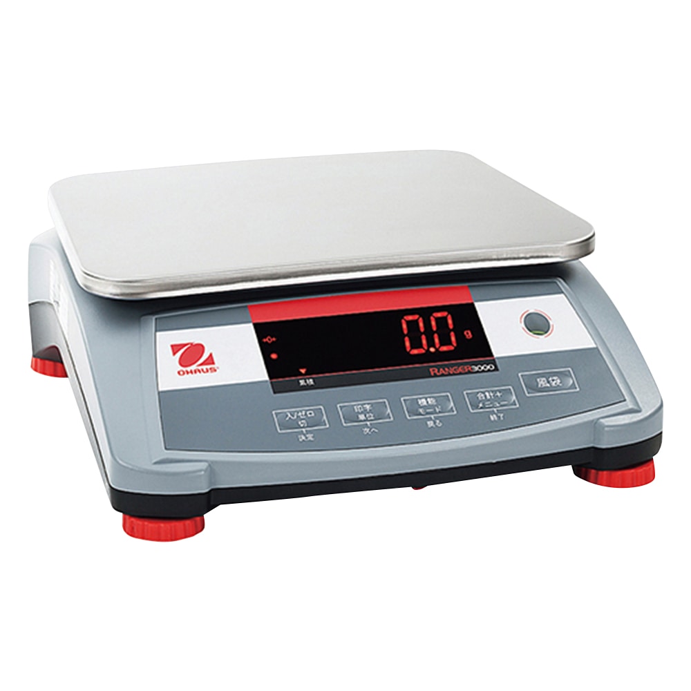 オーハウス レンジャーシリーズ卓上型はかり 3kg R31PE3 1個(ご注文単位1個)【直送品】