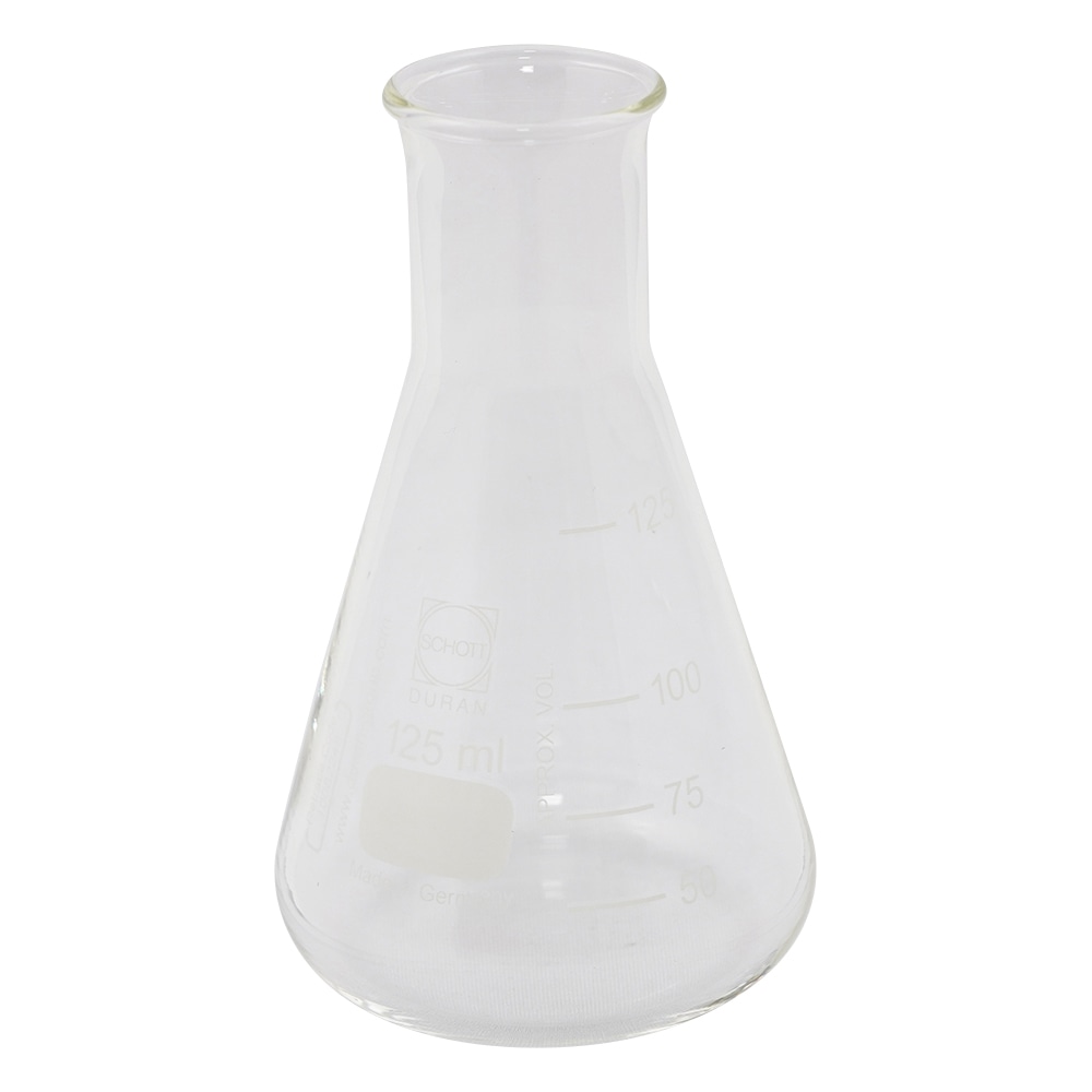 SCHOTT/DURAN 三角フラスコ (DURAN(R)) 125mL 212162806 1個(ご注文単位1個)【直送品】