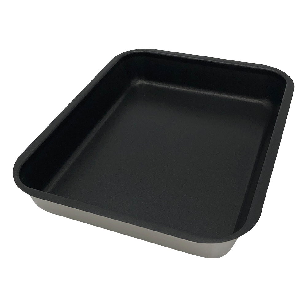 アズワン フッ素コーティング角バット (フラットエッジタイプ) F021372 1個(ご注文単位1個)【直送品】