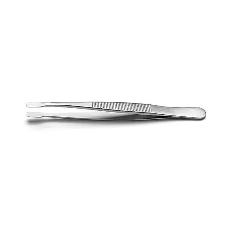 IDEAL-TEK フラットピンセット 125 1本(ご注文単位1本)【直送品】