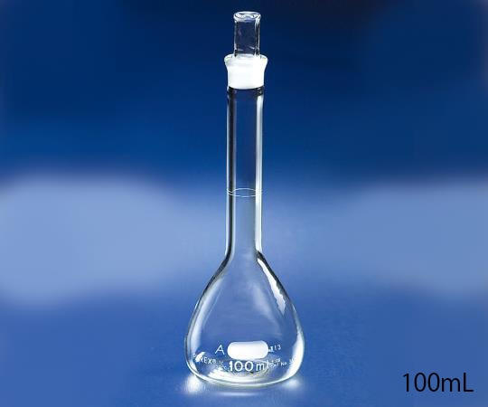 コーニング・PYREX メスフラスコ CLassA 白・保証書付き 25mL 5680-25 1個(ご注文単位1個)【直送品】