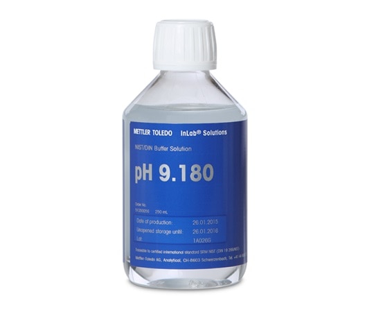 メトラー・トレド pHメータ用標準液 pH9.180 250mL 51350056 1本(ご注文単位1本)【直送品】