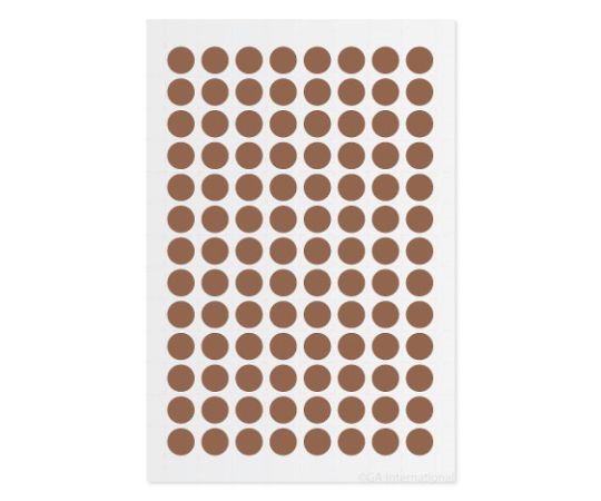 GA　International クライオドット　Φ9mmタイプ　モカ　104ドット×5シート入　LT-9BR 1袋（ご注文単位1袋）【直送品】