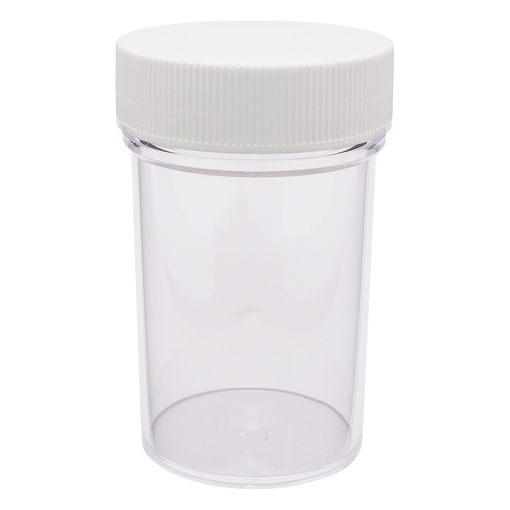 アズワン スチロールT型瓶 350mL 白 1本(ご注文単位1本)【直送品】