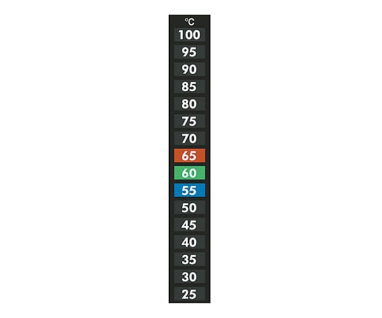 ミクロン 室内液晶温度シール(可逆性)25~100℃ 1ケース(10枚入) 16LR25 1ケース(ご注文単位1ケース)【直送品】