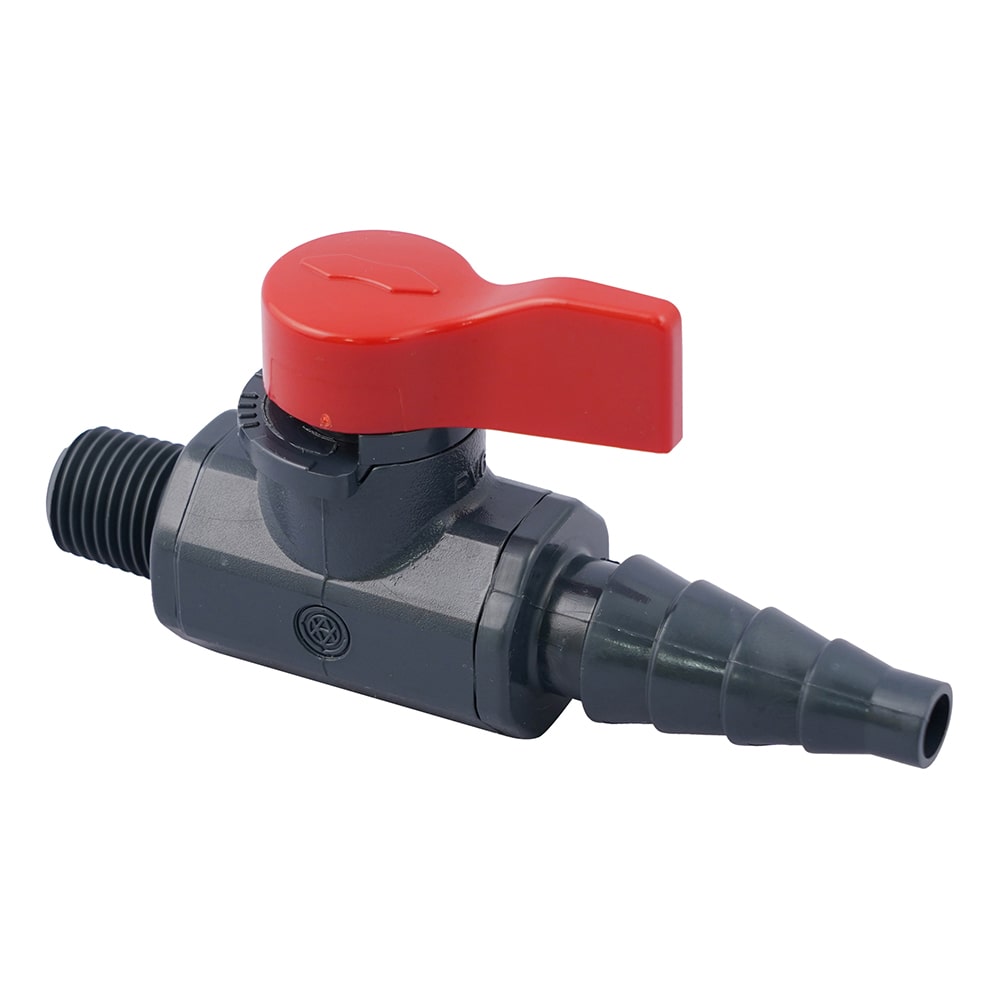 旭有機材工業 ラブコック 1/4おねじxホース VLCLVUEJO4H0 1個(ご注文単位1個)【直送品】
