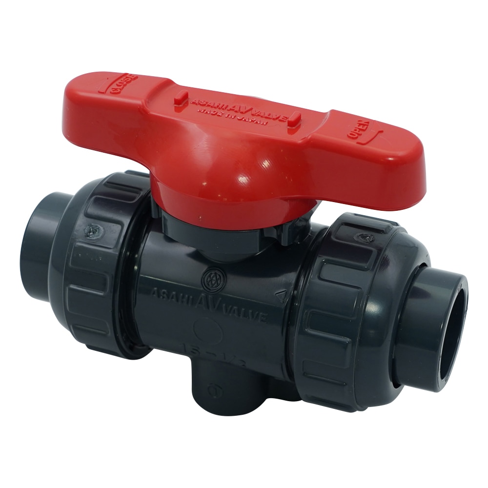 旭有機材工業 ボールバルブ EPDM ソケット型 15mm V2ALVUESJ015 1個(ご注文単位1個)【直送品】
