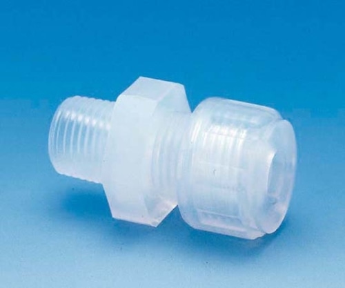 フロン工業 PFAメイル・コネクター SFH-6-R1/4P F-2203-002 1個(ご注文単位1個)【直送品】