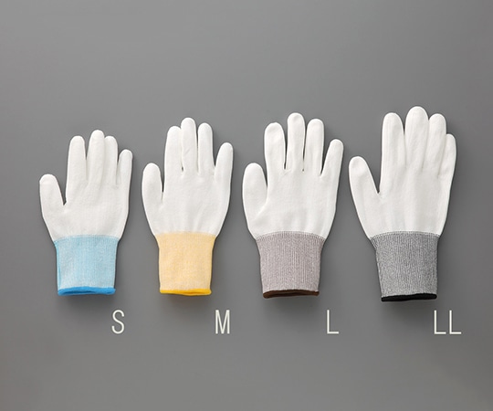 アズピュア(アズワン) AP耐切創手袋(レベル3) 手の平コート無し M 1双(ご注文単位1双)【直送品】