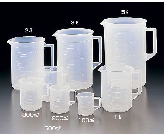 サンプラテック サンプラR　ポリプロピレン手付ビーカー　3L　01032 1個（ご注文単位1個）【直送品】