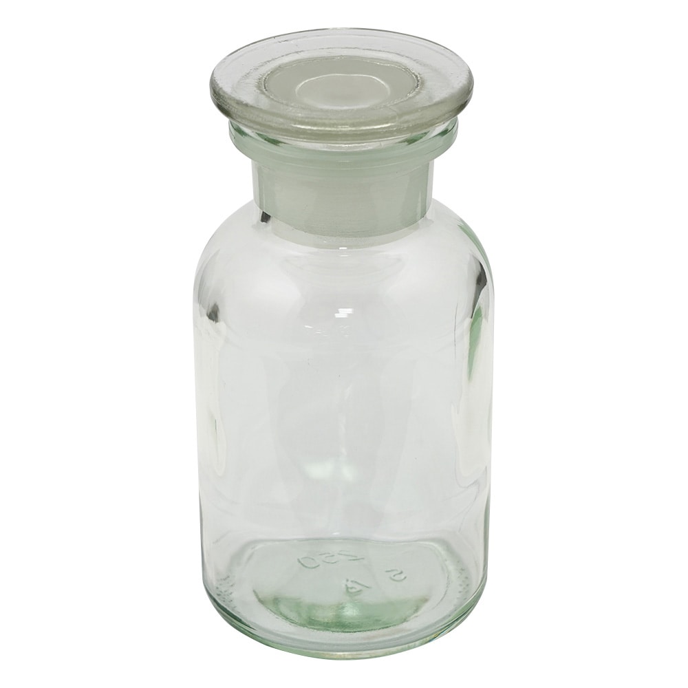 アズワン 広口試薬瓶 白 250mL 632414104250 1個(ご注文単位1個)【直送品】