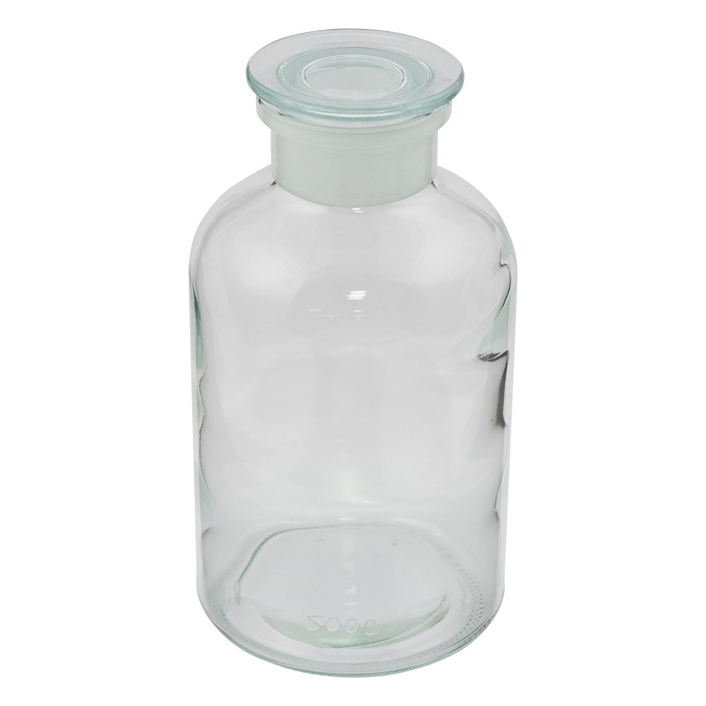 アズワン 広口試薬瓶 白 2000mL 632414104950 1個(ご注文単位1個)【直送品】
