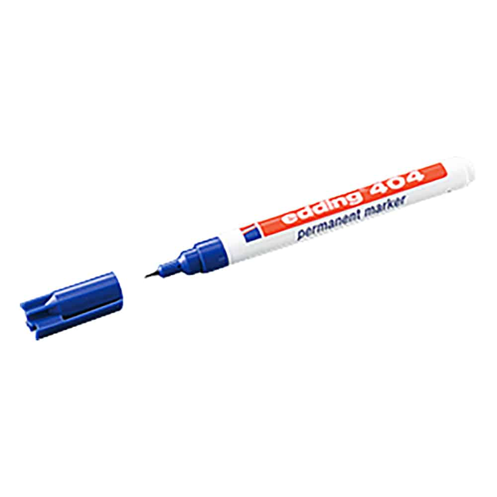 アズワン ラボペン edding 0.75mm 極細 青 4-404003 1本(ご注文単位1本)【直送品】