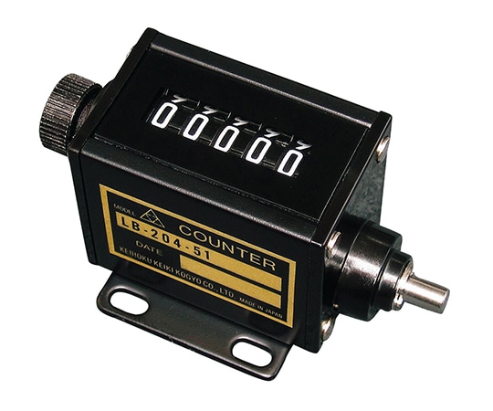 京北計器工業 レボリューションカウンター 63.4×36.6×31.7mm 回転軸右 LB204-51 1台(ご注文単位1台)【直送品】