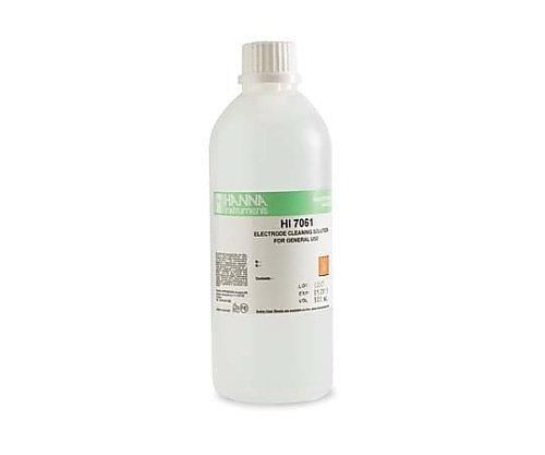 ハンナ インスツルメンツ 電極洗浄液(汎用タイプ) HI7061L 1本(ご注文単位1本)【直送品】