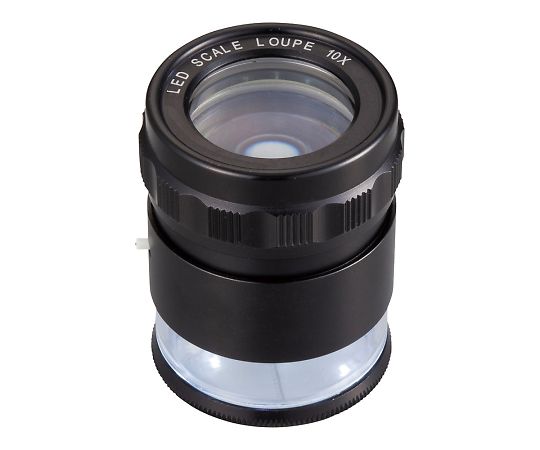 アズワン LEDライト付スケールルーペ 10× MG7174 1個(ご注文単位1個)【直送品】