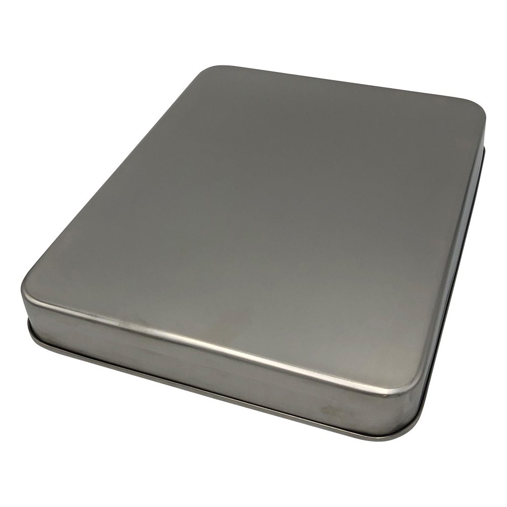 松本製器 ステン蓋付バット (300×240×41mm) No.4 1個(ご注文単位1個)【直送品】