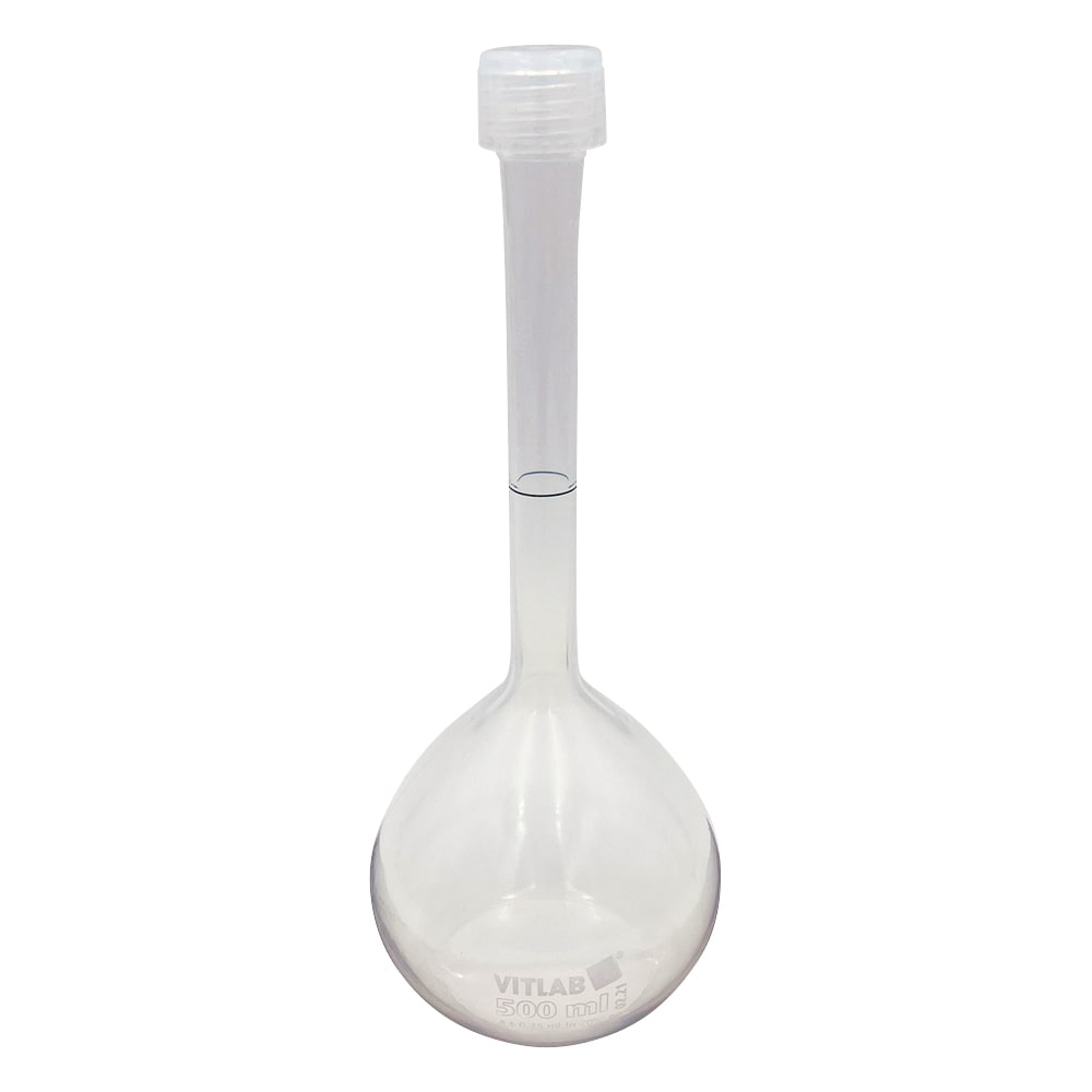 VITLAB PFAメスフラスコ 500mL 107597 1個(ご注文単位1個)【直送品】