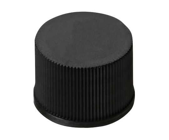 LLG Labware オートサンプラー用バイアル用 穴無し黒キャップ+セプタム(PTFE/ブチルゴム) 100個入 4678390 1袋(ご注文単位1袋)【直送品】