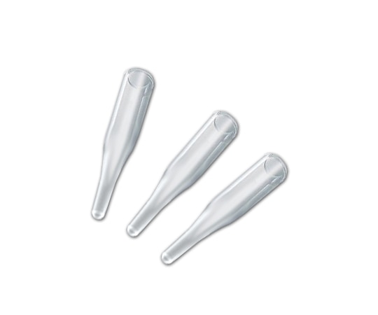 LLG Labware オートサンプラー用バイアル用 スプリングフリー(脚無し)インサート 100個入 7401744 1袋(ご注文単位1袋)【直送品】