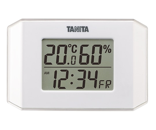 タニタ デジタル温湿度計　ホワイト　TT-574-WH 1個（ご注文単位1個）【直送品】