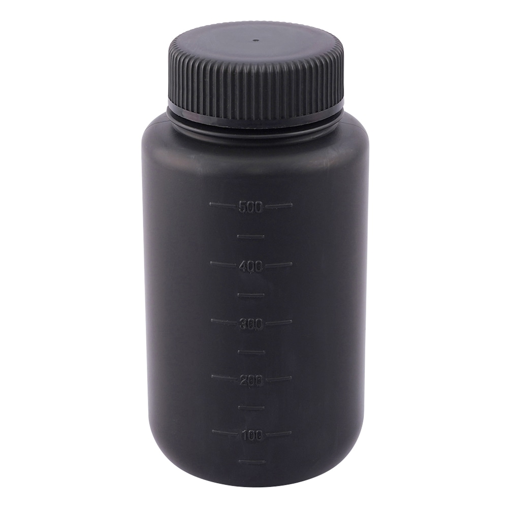 ニッコー・ハンセン フッ素ガスコーティング容器(遮光タイプ) 500mL JFWB-500 1本(ご注文単位1本)【直送品】