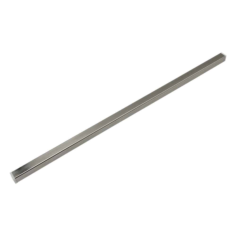 ヤマナカ ユニットスタンド用組立棒(角) ステンレスパイプ パイプキャップ付 13×13mm C400 1本(ご注文単位1本)【直送品】