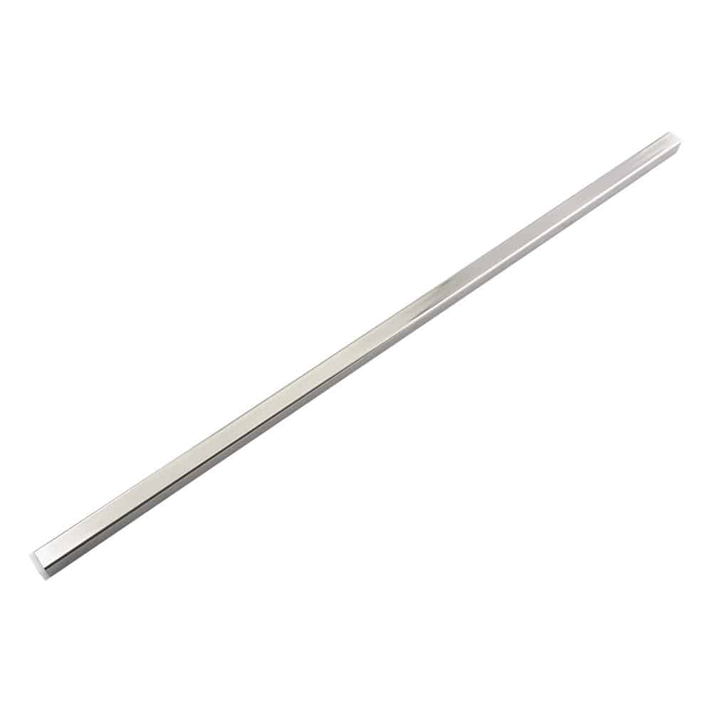 ヤマナカ ユニットスタンド用組立棒(角) ステンレスパイプ パイプキャップ付 13×13mm C500 1本(ご注文単位1本)【直送品】
