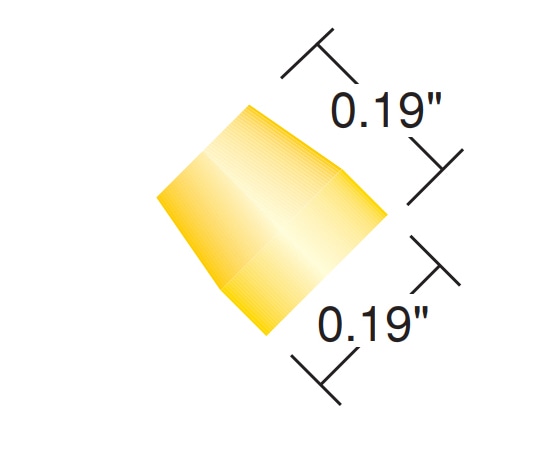 IDEX フランジレスフェラル Yellow ETFE(10pk) P-300X 1セット(ご注文単位1セット)【直送品】