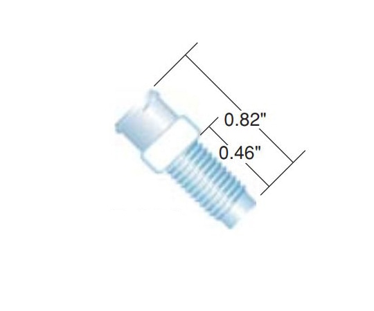 IDEX ルアーアダプター Female Luer to 1/4-28 Male 0.05(5pk) P-624 1セット(ご注文単位1セット)【直送品】
